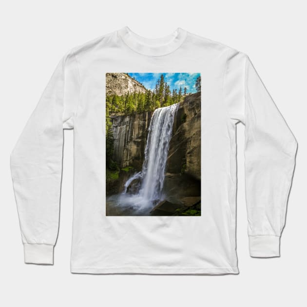 Vernal Falls Long Sleeve T-Shirt by cbernstein